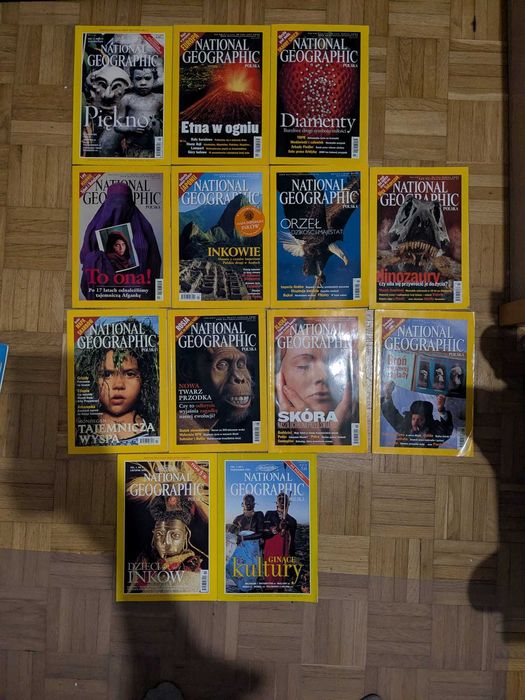 Kolekcja National Geographic 1999 2000 2002 2003 Super Stan Czasopisma albumy - Jak Nowe