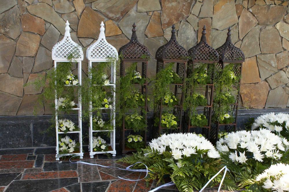 Башенка-этажерка напольная декоративная