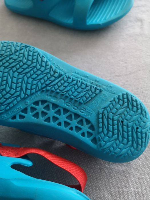 Klapki plażowe basenowe nabaiji Decathlon 27-28