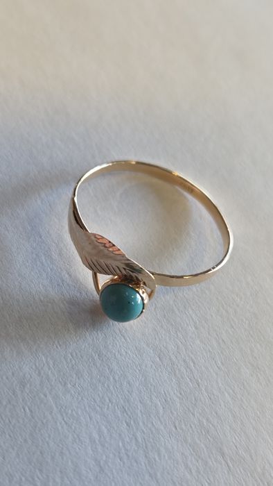 Złoty pierścionek próba 585