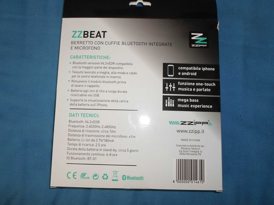 sprzedam czapke bluetooth
