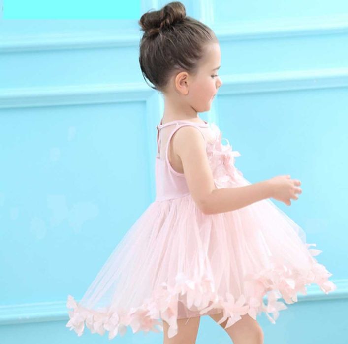 3d цветы платье для девочки