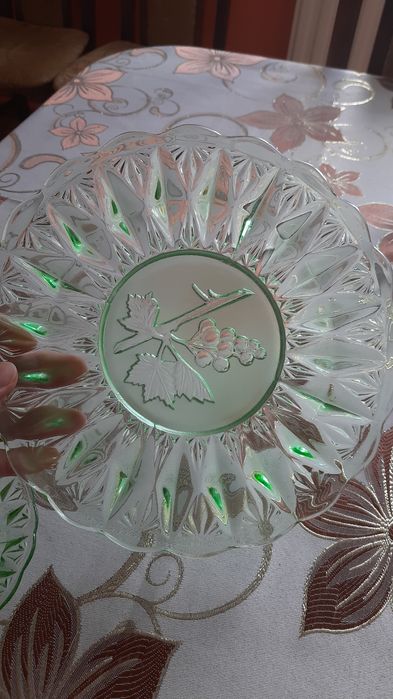 Patera,talerz I talerzyki deserowy Ząbkowice prl