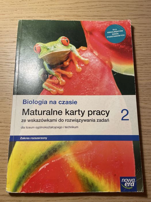 Biologia na czasie Maturalne karty pracy 2 ćwiczenia rozszerzenie