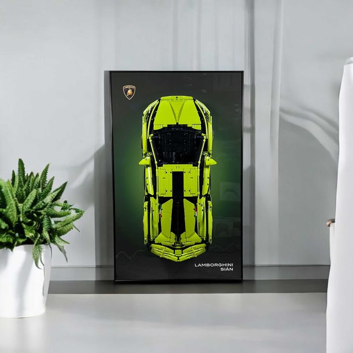 Рамка  на Стіну для Лего Технік 42115 Lamborghini sian Ламборгіні