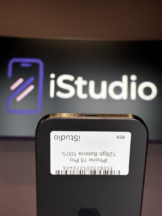 iPhone 15 Pro 128GB Tytan Czarny | Bateria 100% | Rozliczymy Twój iPhone | Gwarancja 12 mies.