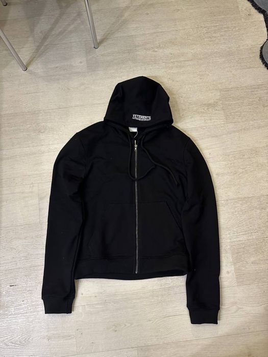 vetements gunclub zip hoodie