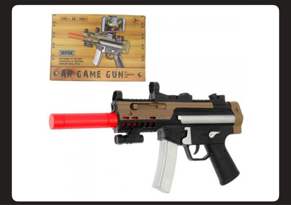 AR GAME GUN Дитячий ігровий автомат МР5К для гаджетів iPhone & android
