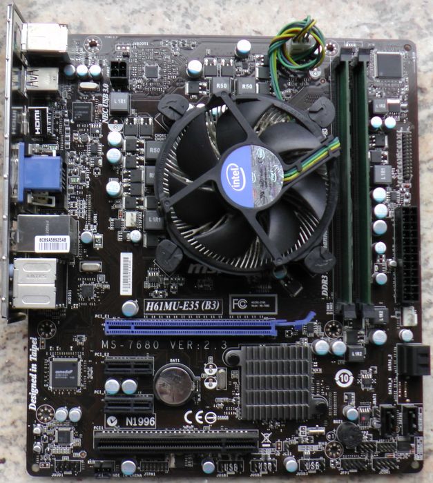 Zestaw komputerowy MB+CPU+GPU+RAM