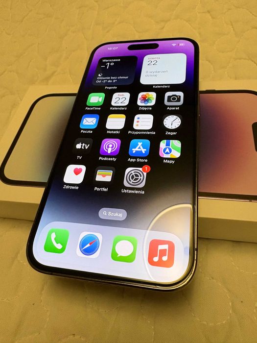 JAK NOWY iPhone 14 Pro 128GB purpurowy kondycja 100%