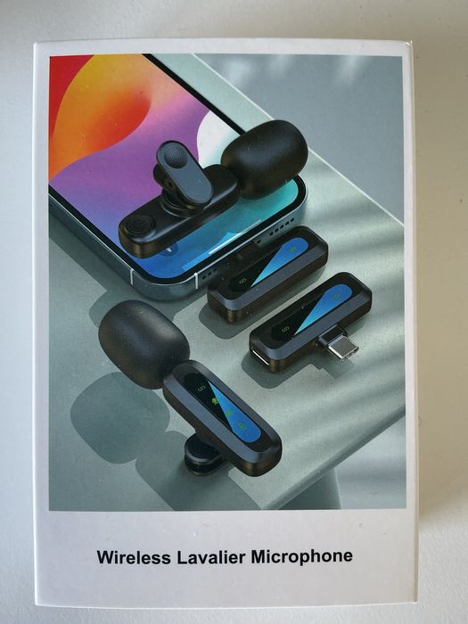 Microfone de lapela Wireless