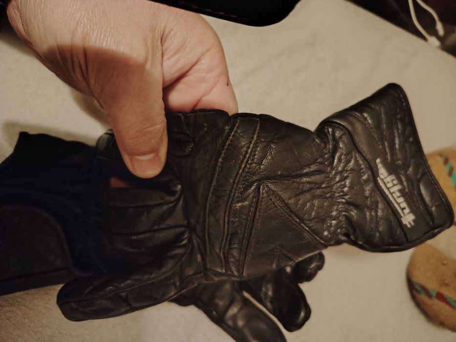 Luvas de pele motards