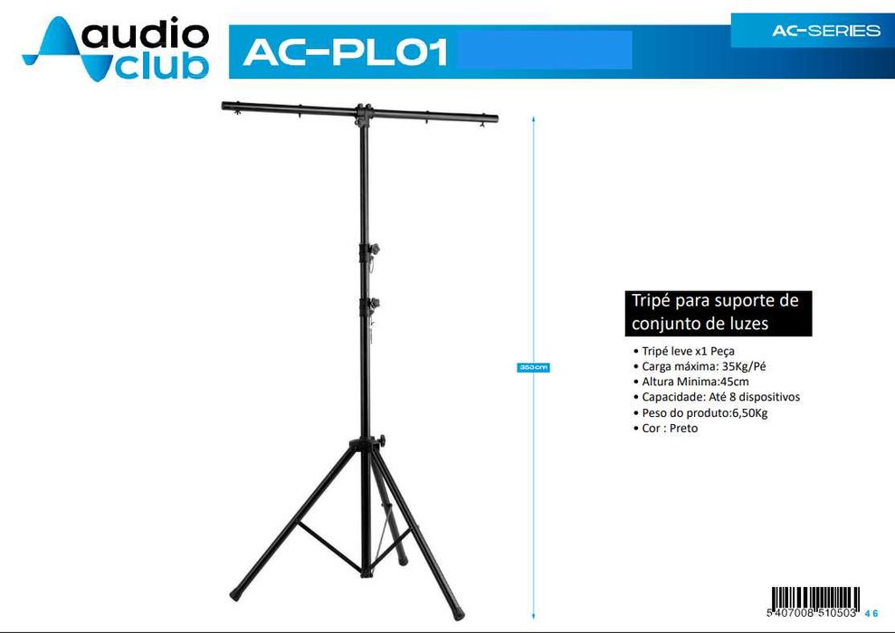 Tripé de iluminação (Novo)
