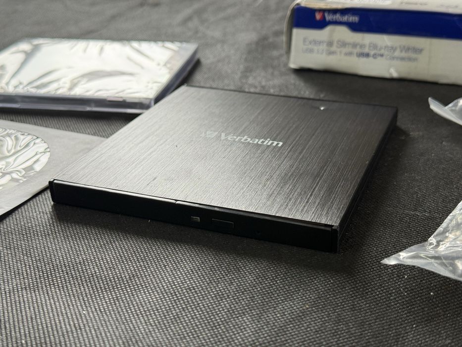 Zewnetrzna Nagrywarka Blu-Ray | Verbatim Slimline USB3.2 Gen1 USB-C