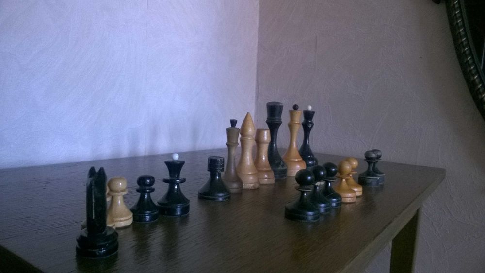 Шахматные фигуры, деревянные