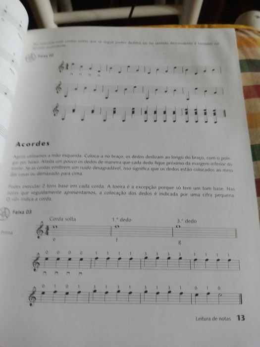 Livro Noções básicas de guitarra eléctrica.