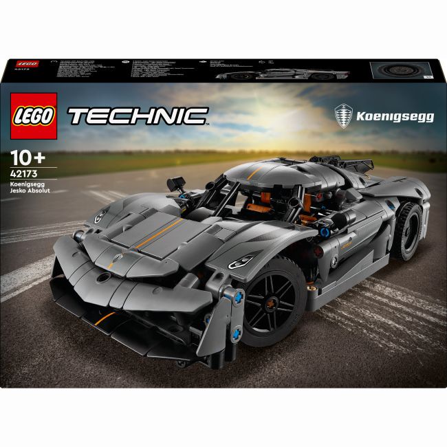 Конструктор LEGO Technic Koenigsegg Jesko Absolut — сірий гіперкар (42173)