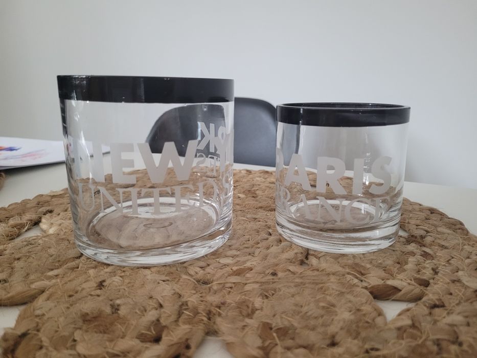 Szkła, świeczniki, ozdoby