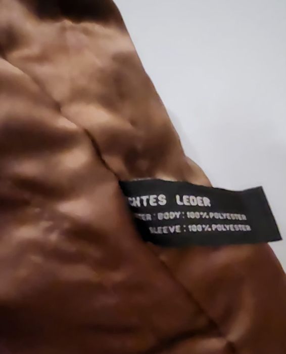 Kurtka  skórzana ocieplana męska