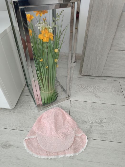 Czapeczka letnia różowa