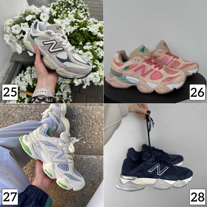 Кроссовки New Balance 9060 Женские И Мужские Нью Беланс 36-45 Люкс