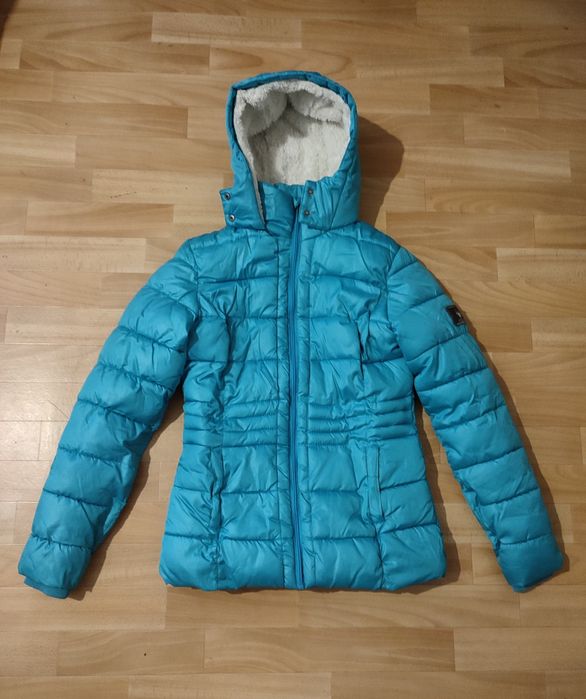 Куртка пуховик зимний для девочки подростка р 158