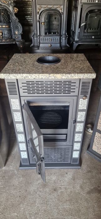 Vendo salamandra a lenha ventilada muito boa