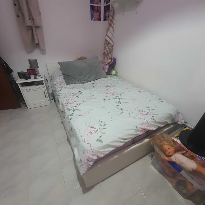 Cama 120×200 com arrumaçao