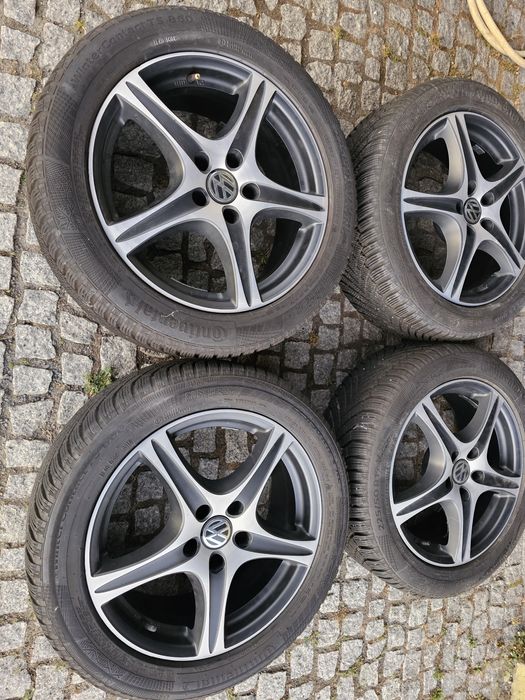 Kola zimowe  5/112/17  Ronal opony 225/50/17 vw sharan passat golf