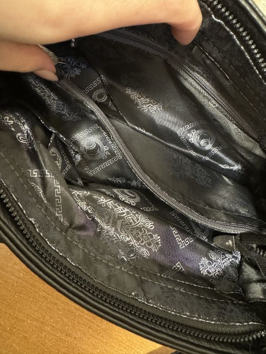 Черная сумка с бантиком