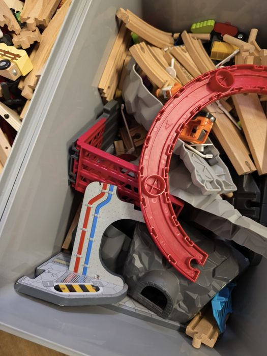 Zestaw torów drewnianych