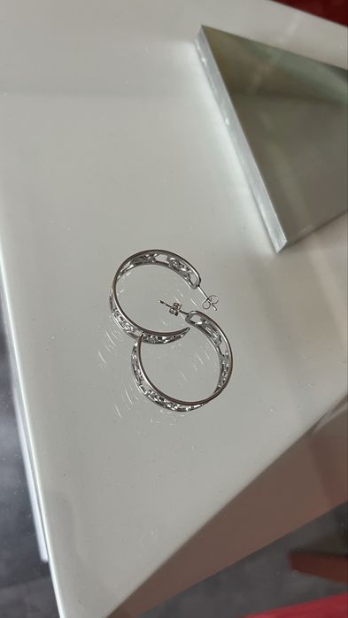 Argolas em aço inoxidável novas