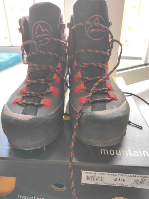 La Sportiva Trango Tech Leather GTX tam. 41 1/2 — usadas 2 vezes, excelente estado