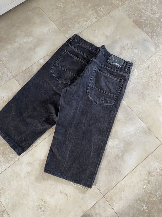 Vintage Southpole Baggy Shorts Rare Y2K Black Rap Streetwear