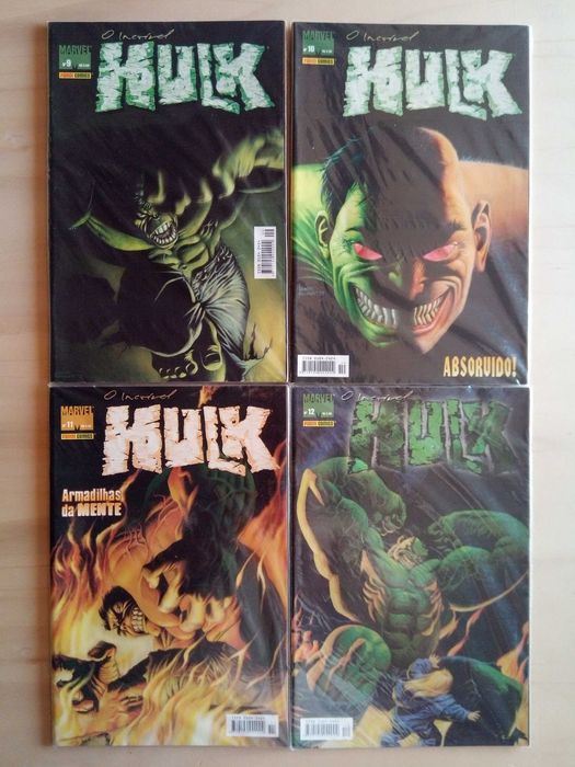 Inéditos - Coleção Completa em 16 livros - O INCRÍVEL HULK
