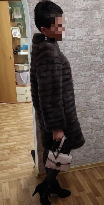 Шуба-трансформер норка