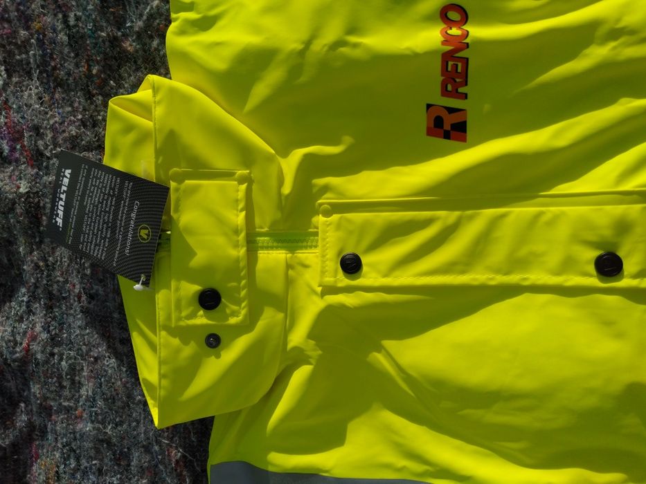 Kurtka ortalionowa robocza odblaskowa rozm. XL NOWA