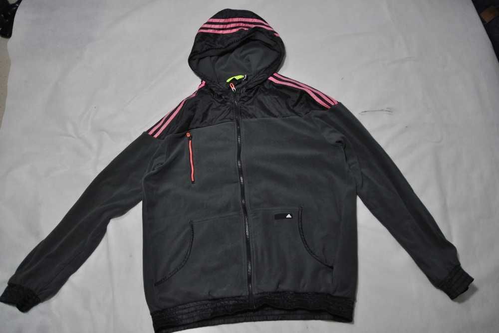 ADIDAS CLIMAWARM XL bluza męska hybrydowa polarowa trekkingowa z kapturem rs3v