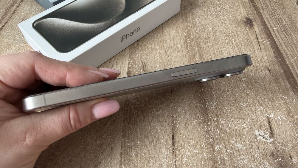 Iphone 15 pro max natural titanium 256 Gb