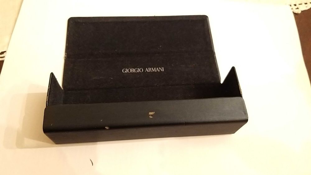 estojo de óculos retangular Giorgio Armani