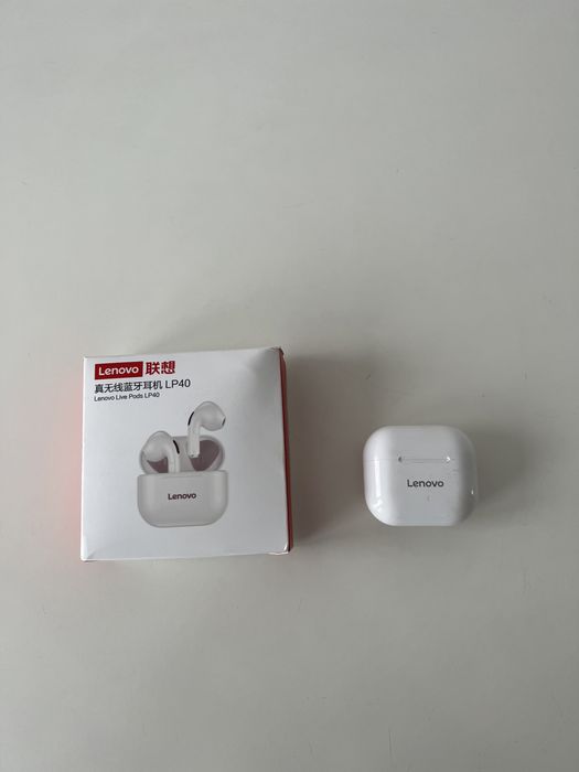 Fones Auriculares Lenovo LP40 TWS Wireless Earphone Bluetooth 5.0