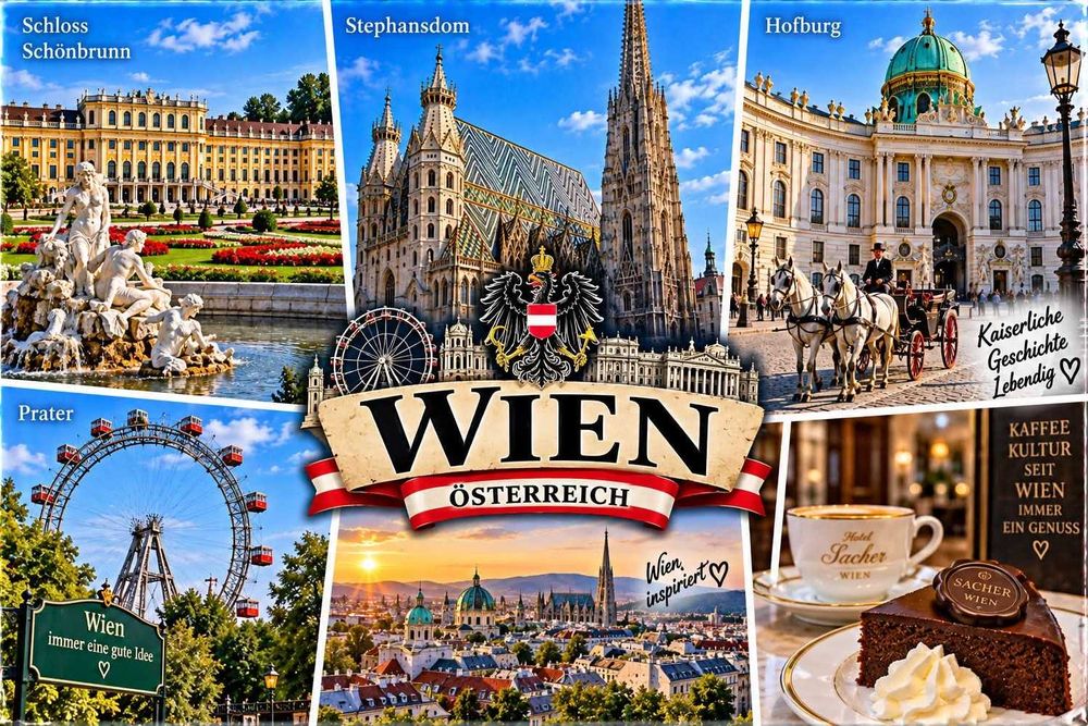 Magnes na lodówkę Wiedeń Austria