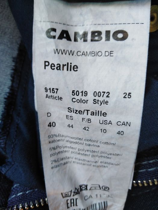 Жіночі джинси ТМ CAMBIO розмір 40 європейський.