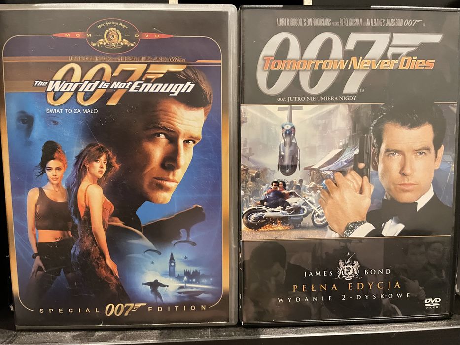 James Bond - Jutro nie umiera nigdy, Świat to za mało, Living Daylights, Szpieg który kochał - DVD