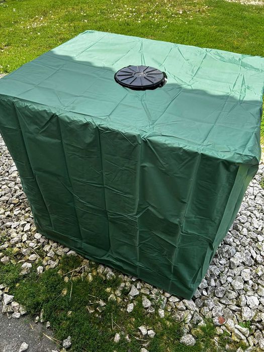 mauzer 1000 litrów, adapter węża, osłonka przeciwsłoneczna,