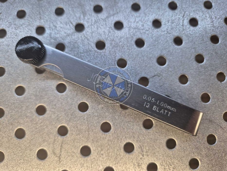 Szczelinomierz 13 listkowy stal nierdzewna 0.05-1.0mm