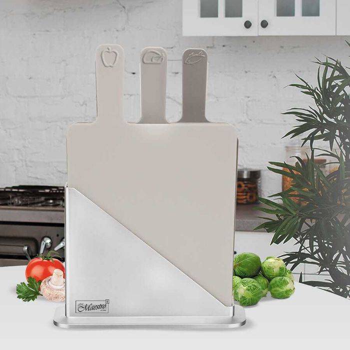 MR-1789 Набір з 3 пластм. досок + підставка Maestro