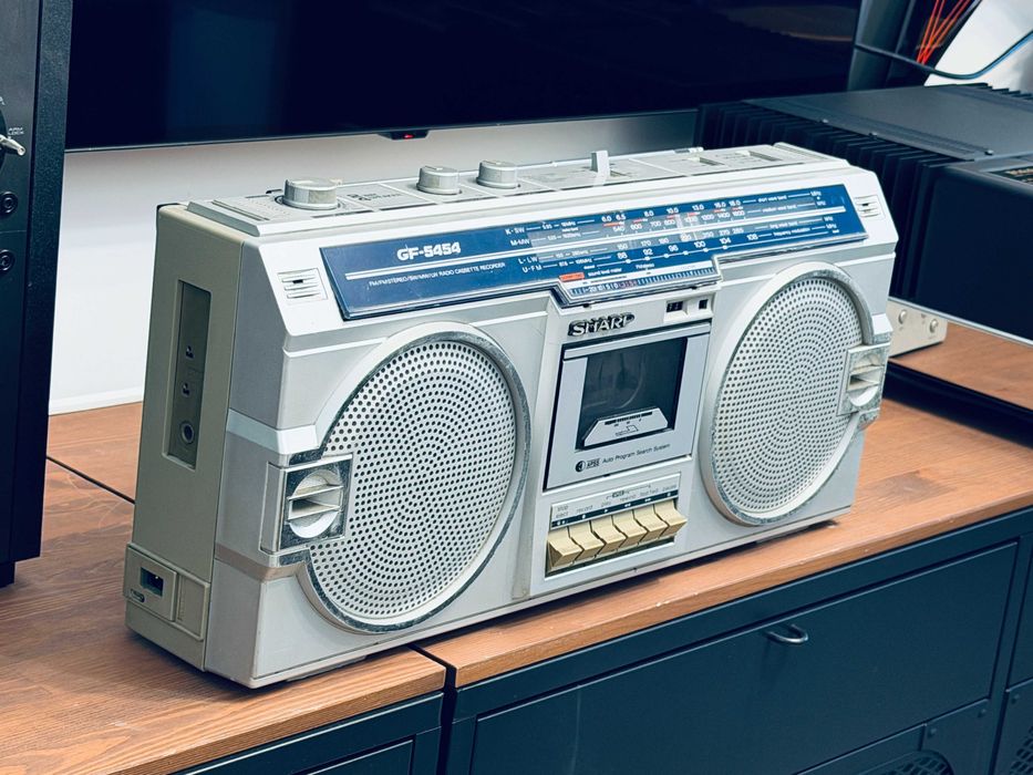 ‼️ Sharp GF-5454 бумбокс ~1980 Japan 4 динамика APSS ℹ️ обслужен