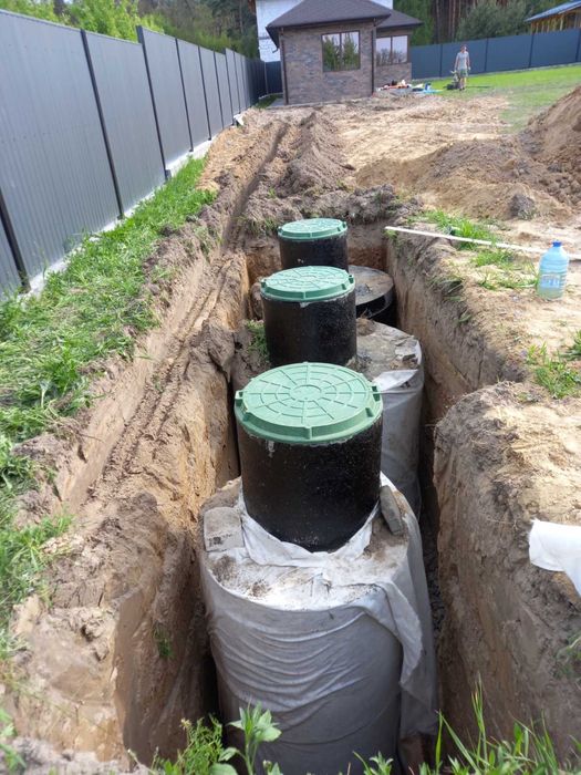 Надійний септик із Гідробетону та єврокілець під ключ• Київ та область