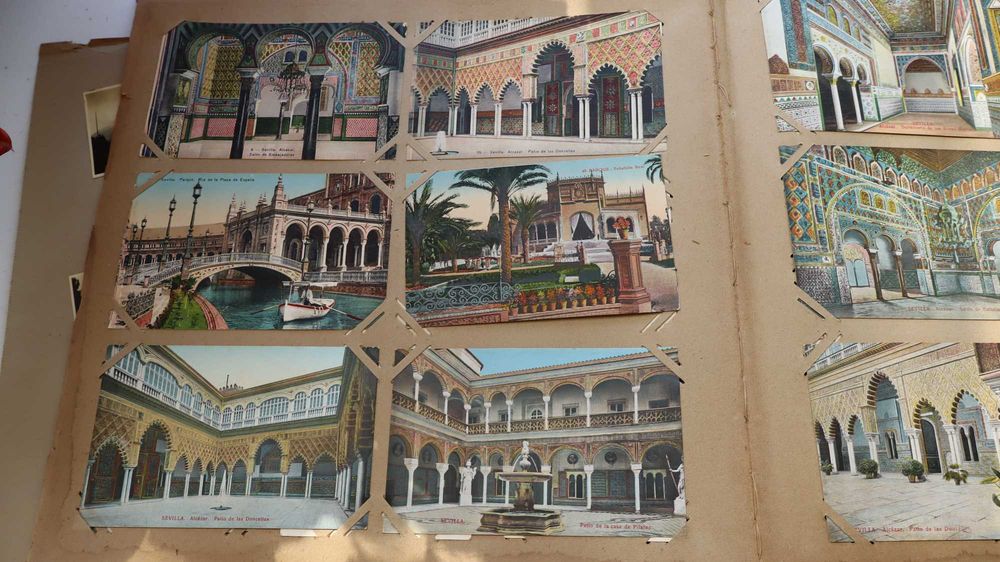 Postais antigos pintados á mão de Espanha, Cada 5€
